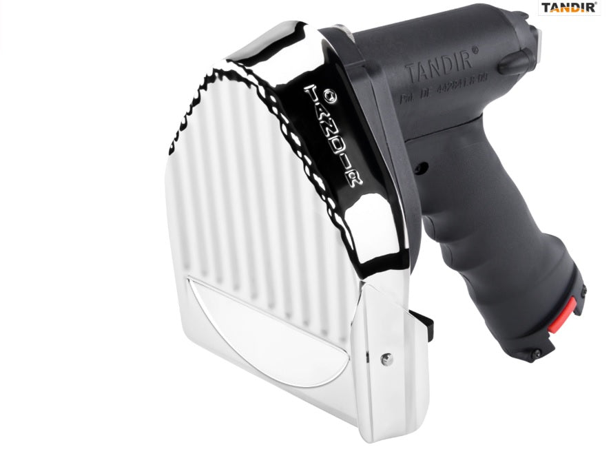TANDIR® | Dönerschneider II 120 - inkl. 2 Messer, Schleifstein, Kabel & Tischnetzteil