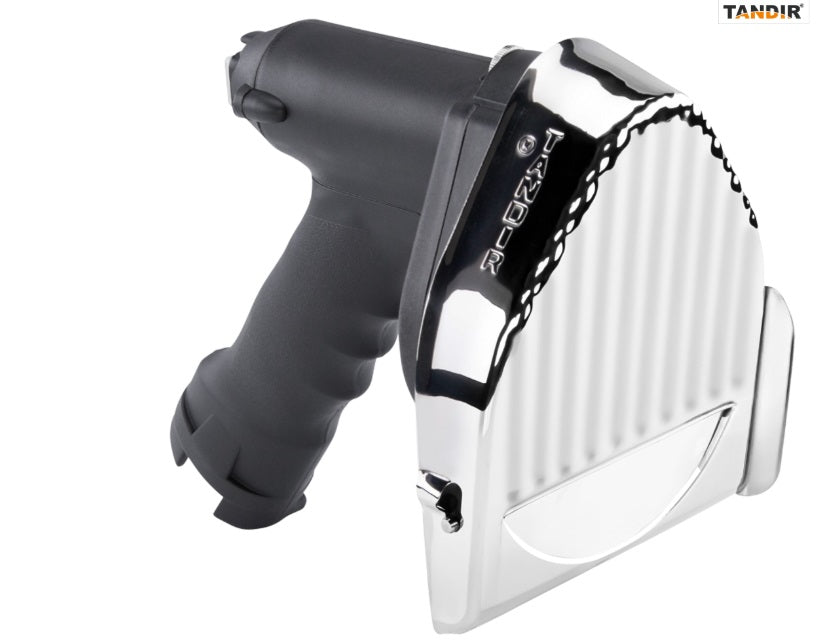 TANDIR® | Dönerschneider II 120 - inkl. 2 Messer, Schleifstein, Kabel & Tischnetzteil